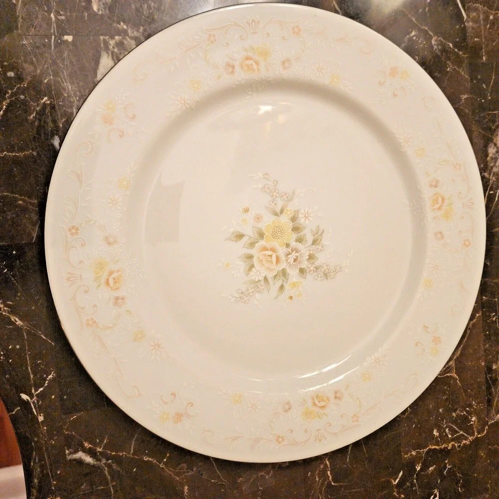 Vintage Dinner Plate by International China in 
